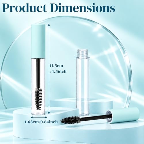 Maitys 40 Pcs 10 ml Empty Mascara Tubes with Eyelash Wand, Green