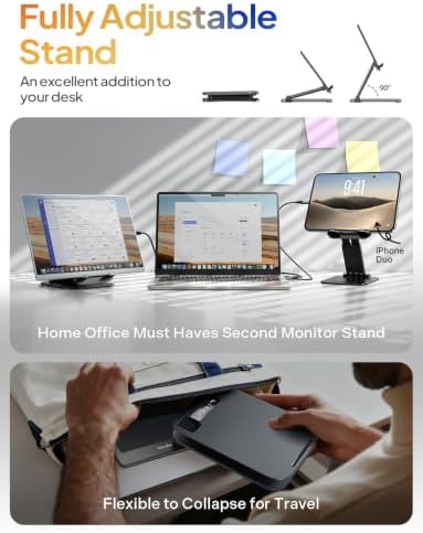 LISEN iPad Stand Tablet Holder for Desk, Kindle Accessories Foldable Holder