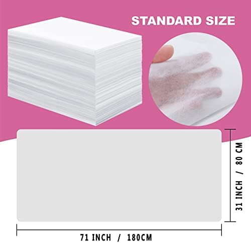 Disposable Bed Sheets 100 Pcs 31" x 71" Massage Table Sheets Non Woven Fabric SPA Bed