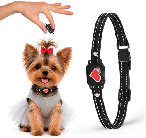 Bark Collar for Small Dogs 5-15 lbs with Magnetic Charging – No Shock