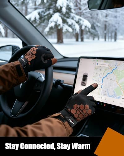 Winter Work Gloves for Men, Warm, Waterproof Insulated Work Gloves