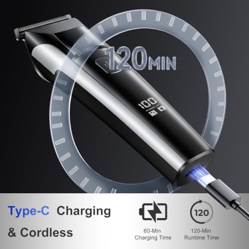 YGZ Beard Trimmer for Men, Electric Razor Hair Clippers for Men, Gifts