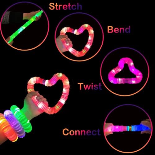 Halloween Glow Sticks for Kids 12-96 PCS,Glow in Dark Party Favor Supplies