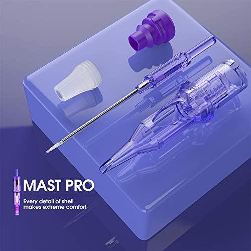 Mast Tattoo 50Pcs Pro Tattoo Cartridge Needles Assorted Mixed Size
