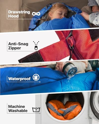 MalloMe Sleeping Bags for Adults Cold Weather & Warm