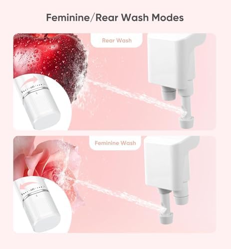 Ultra-Slim Bidet Attachment, Posterior&Feminine Wash-(Retractable Dual Nozzles)