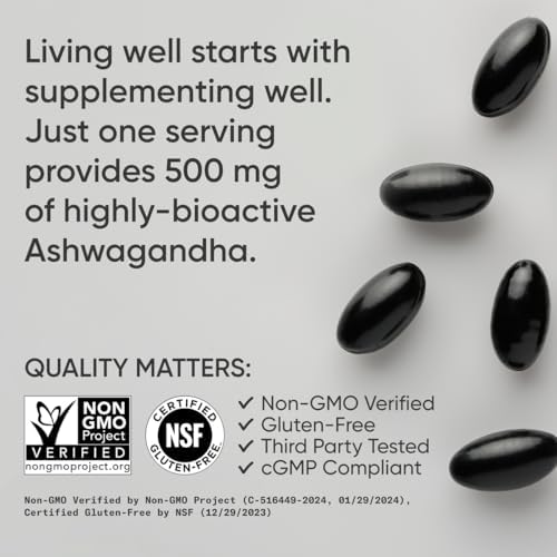 Sports Research® Ashwagandha w/Coconut MCT Oil, 60 Softgels