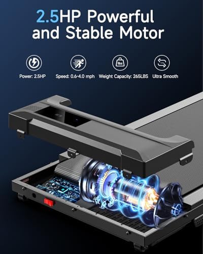 Walking Pad Treadmill for Home - Under Desk Treadmills Mini Portable Walking Running
