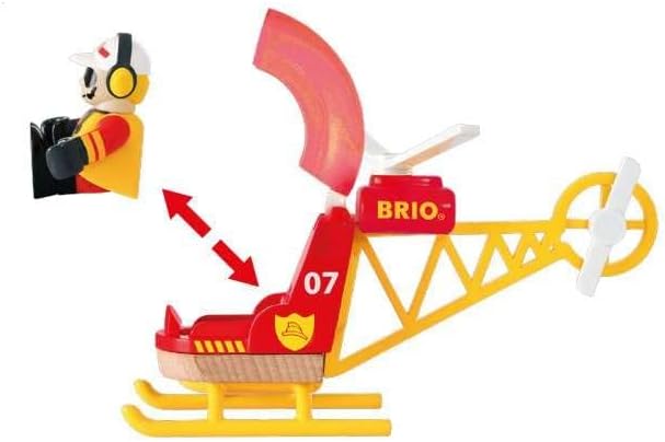 BRIO World - 33797 Firefighter Helicopter