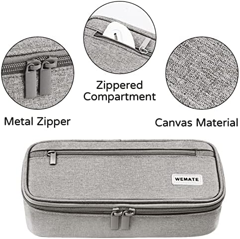 WEMATE Pencil Case, Large Storage Organizer, Makeup Bag, Teacher Must - have
