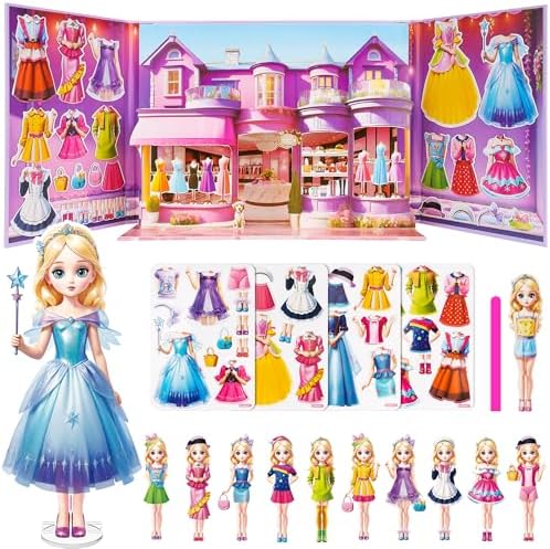 Magnetic Dress Up Dolls for Girls