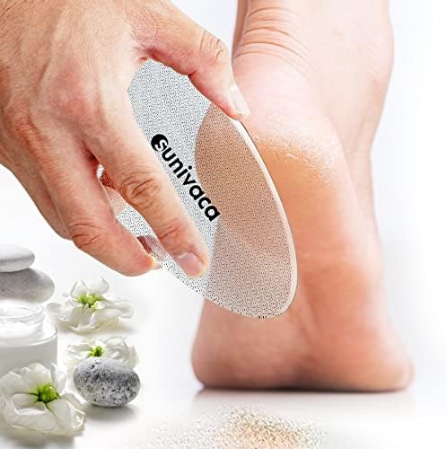 Glass Foot File Callus Remover for Feet, Heel Scraper, Pumice Stone
