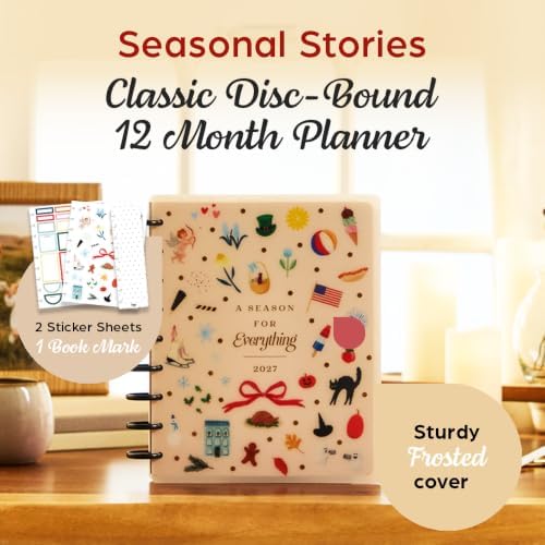 Happy Planner Disc-Bound Planner Jan.–Dec. 2027, Classic Size