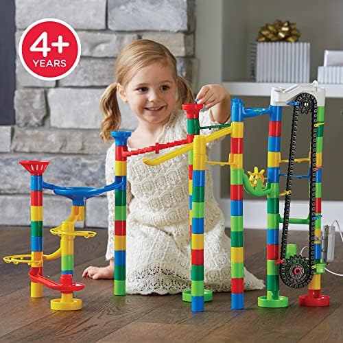 MindWare Marble Run 110 Piece Building Set with 82 Track Pieces