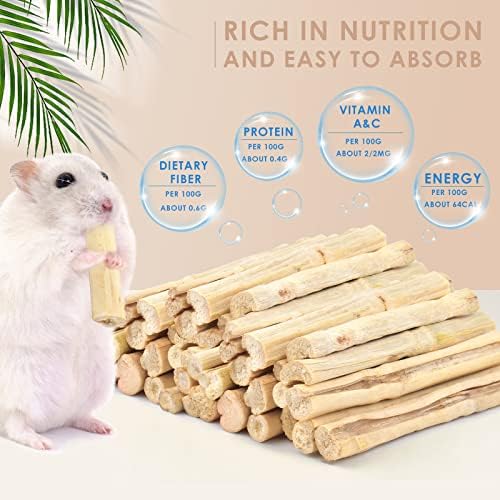Bissap 700g/1.5Ib Sweet Bamboo Chew Sticks for Rabbits