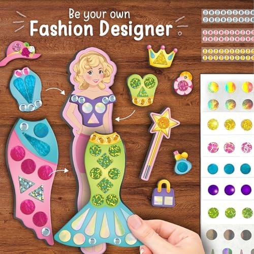 Imagimake DIY Magnetic Dress-Up Princess, 30 Magnetic Dresses & Accessories