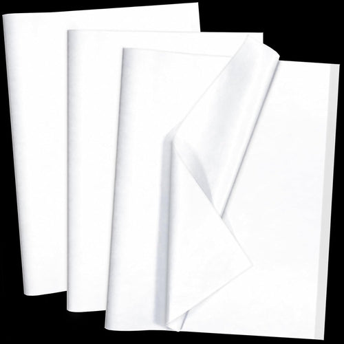 100 Sheets White Tissue Paper Artdly 14 x 20 Inches Recyclable White Wrapping Paper Bulk