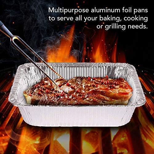 Stock Your Home Aluminum Pans 9x13 Disposable Foil Pans (30 Pack)