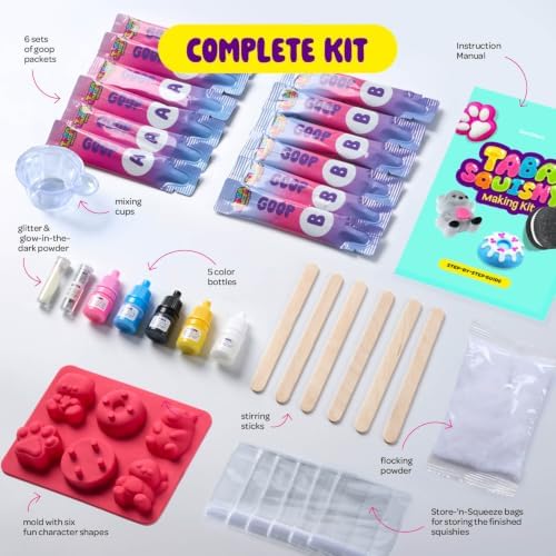 Taba Squishy Making Kit for Kids - Squishies Craft Kits - Gifts for Girls
