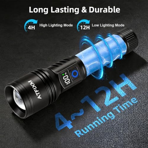 Rechargeable Flashlights High Lumens, Super Bright Flash Light 3Pack