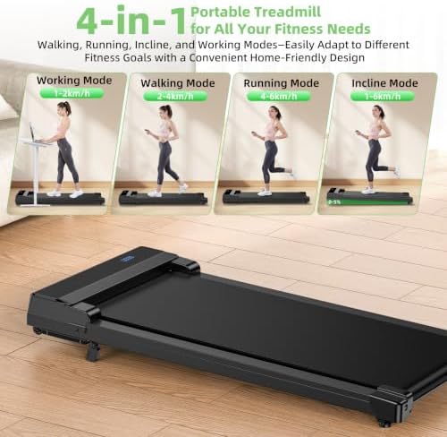 Walking Pad Treadmill with 5% Incline