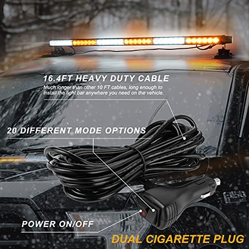 ASPL 38.5" 78 LED Strobe Light Bar Double Side Flashing