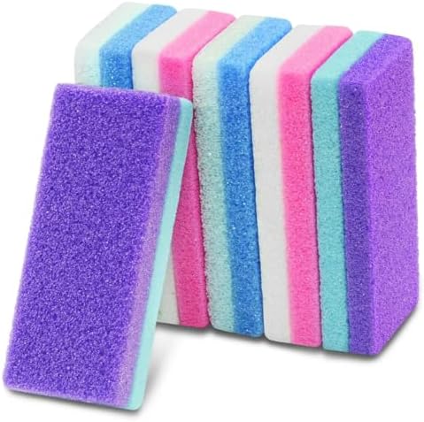 NYQIUGER 6Pcs Professional Pedicure Foot Pumice Stone for Feet Skin Callus Remover and