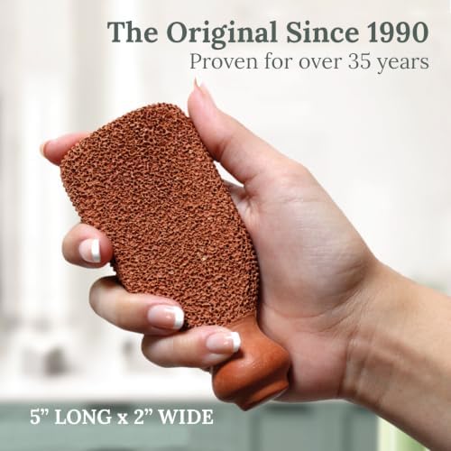 Pumice Stone for Feet Lasts 5+ Years Foot Exfoliator Scrubber Callus Remover Made of
