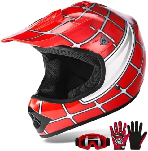 Youth Dirt Bike Helmet DOT Approved Kids Full Face Motocross Helmets