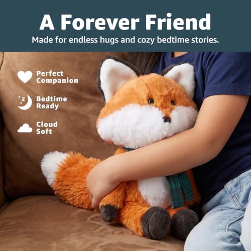 FAO Schwarz 12” Forest Friends Fox Plush Stuffed Animal for Kids