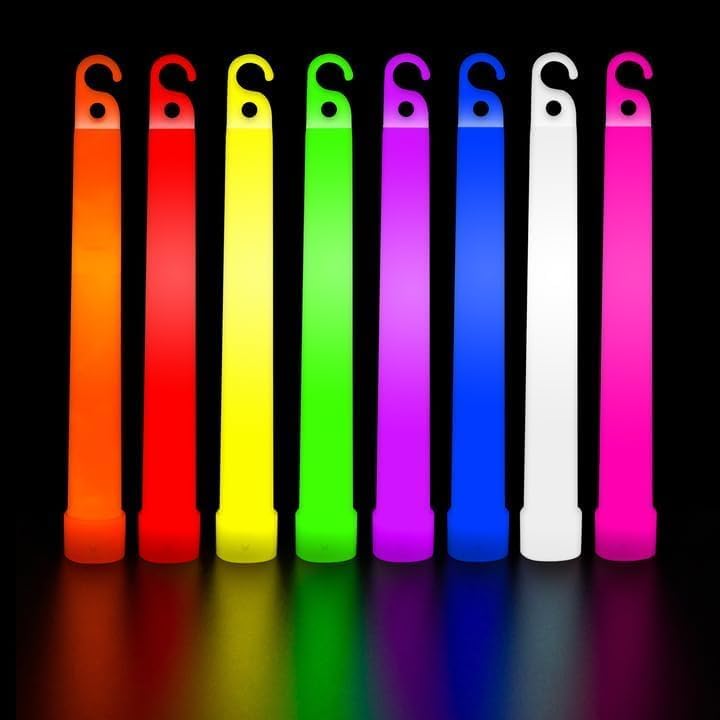 PartySticks Glow Sticks Party Supplies for Kids and Adults (30pk Assorted)