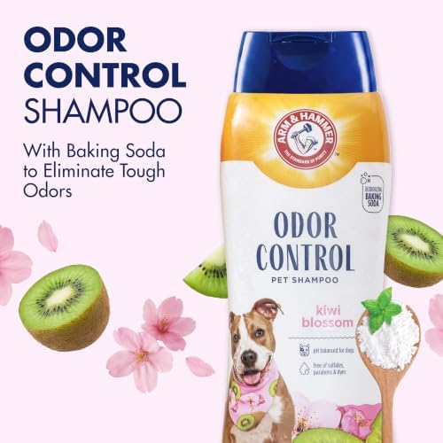 Arm & Hammer Deodorizing Dog Shampoo, Kiwi Blossom, 20 Fl Oz