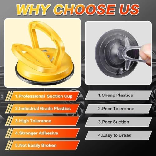 Car Dent Puller 3 Pack Dent Puller Powerful Car Dent Removal Kit Suction Cup Dent Puller
