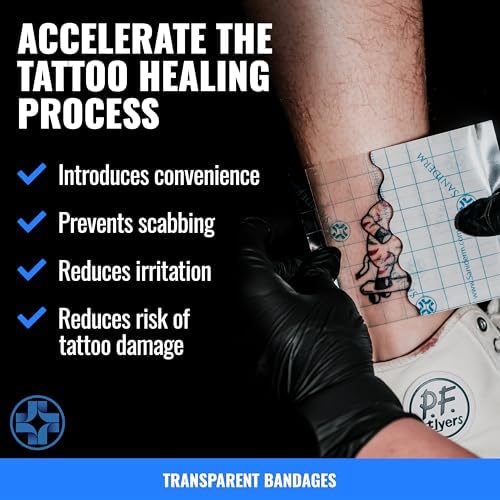Saniderm - Tattoo Aftercare Bandage Personal Pack - 10.2 in x 2 yd