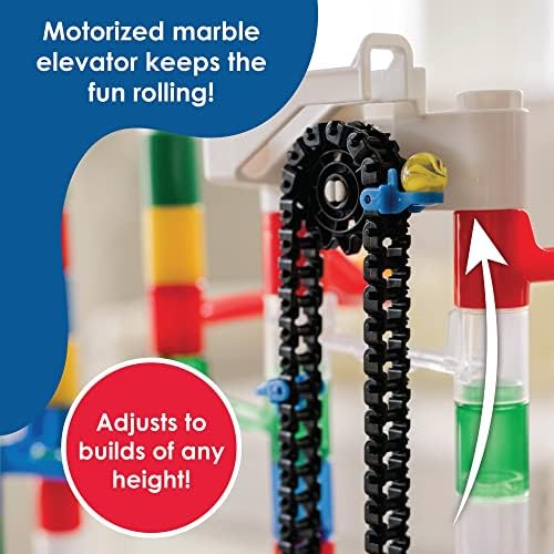 MindWare Marble Run 110 Piece Building Set with 82 Track Pieces