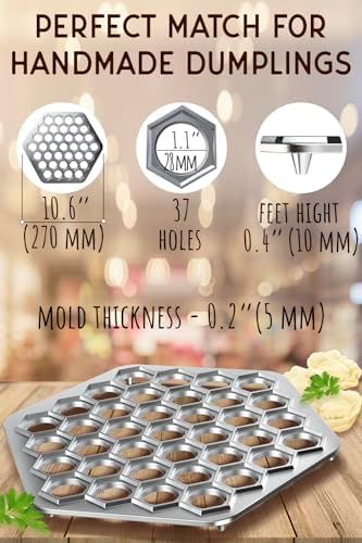 Russian Ravioli Maker Dumplings Mold Pelmeni Metal Mold Siberian Pelmeni Meat Dumpling