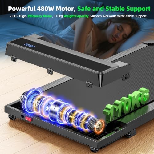 Walking Pad Treadmill with 5% Incline