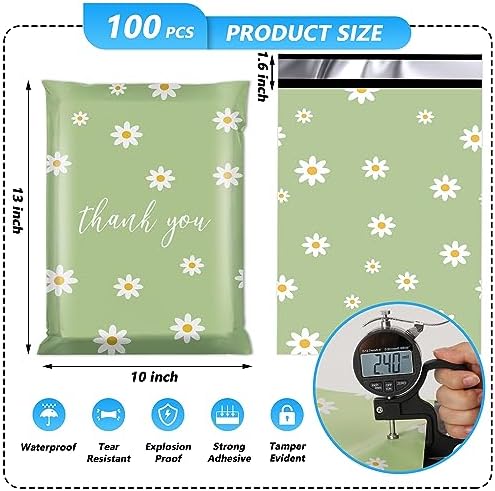 Thank You Poly Mailer 10x13 Inch 100 Pcs
