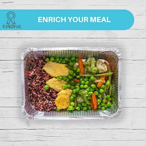 Aluminum Pans with Lids (50-Pack
