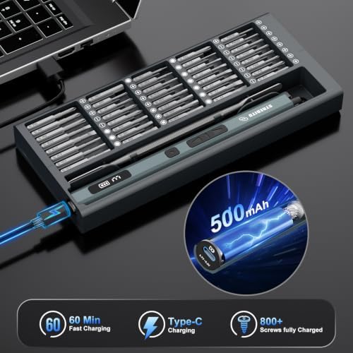 STREBITO Mini Electric Screwdriver, 86-IN-1 Plus Electronic Screwdriver Set