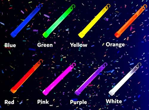 PartySticks Glow Sticks Party Supplies for Kids and Adults (30pk Assorted)