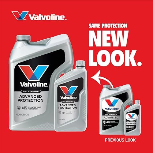 Valvoline Advanced Full Synthetic SAE 0W-20 Motor Oil 5 QT