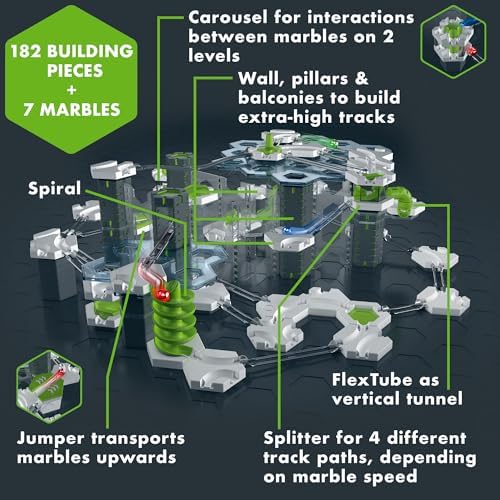 Ravensburger GraviTrax PRO Starter-Set Drop'n'Roll. Interactive Marble Run System