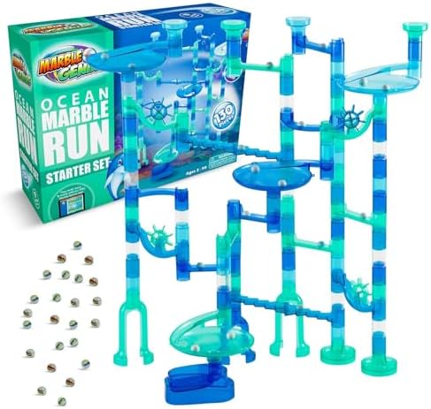 Marble Genius Marble Run Starter Set STEM Toy for Kids Ages 4-12