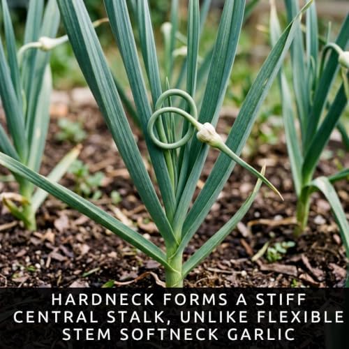 4 Hardneck Garlic Bulbs for Planting, Large Cloves for Home Gardens