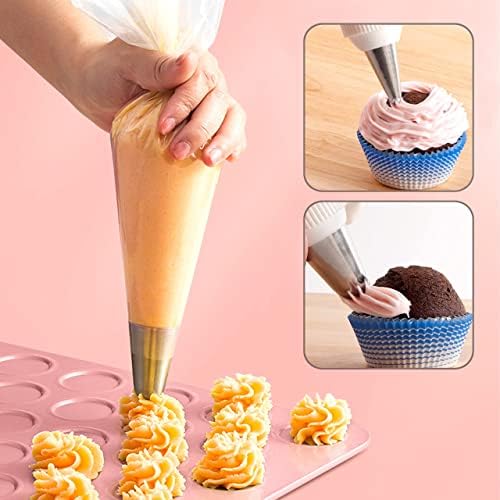 FIVETASCake Decorating kit for Beginners-52 Numbered Icing Tips with Pattern Chart