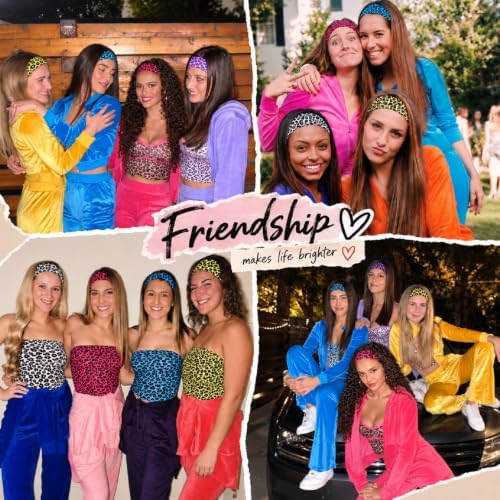 TERSE Cheetah Print Headbands for Women Trendy, Elastic Leopard Head Bands