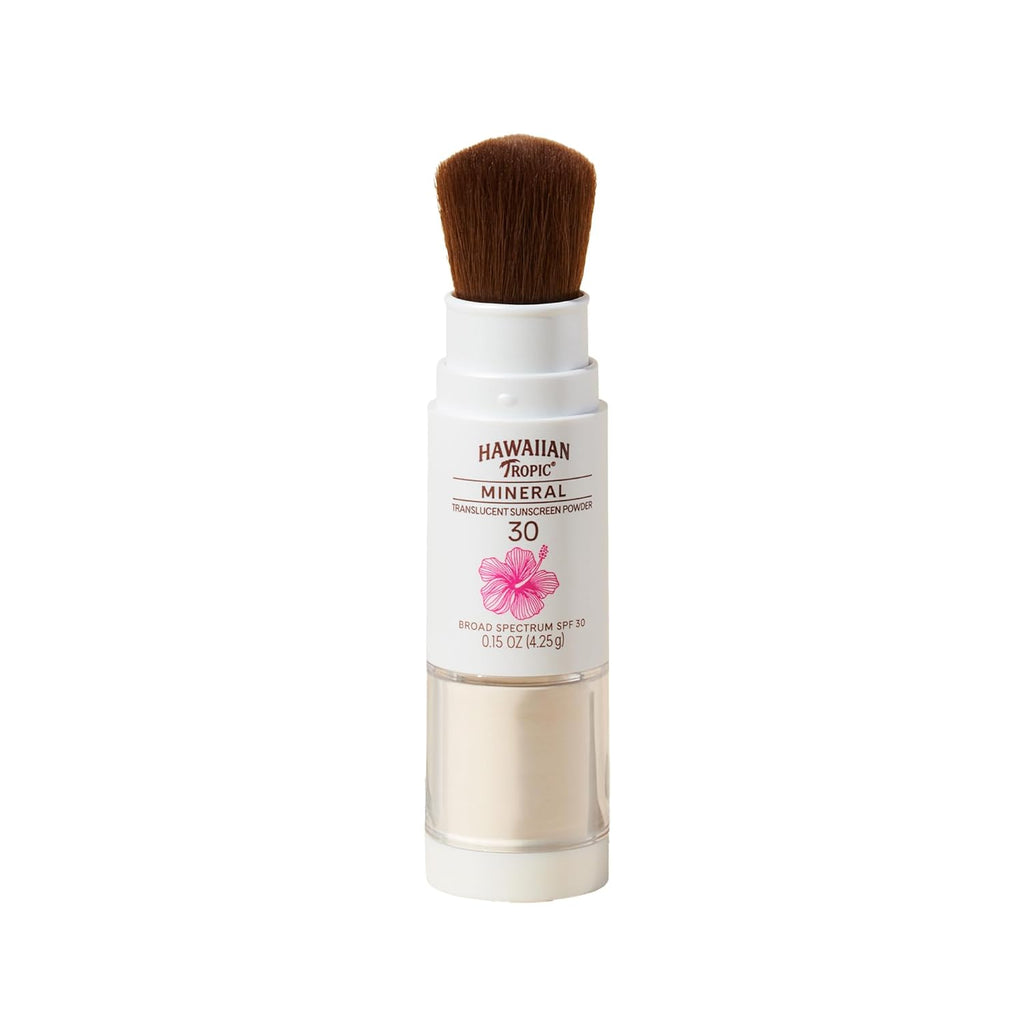Hawaiian Tropic Mineral Powder Sunscreen Brush SPF 30