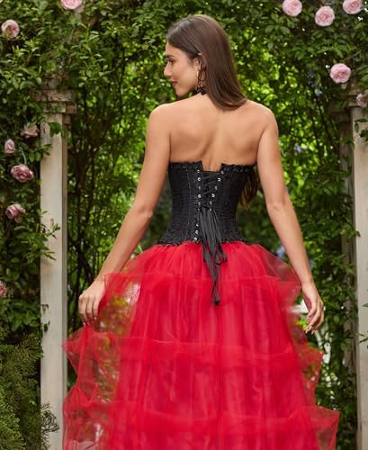 SZIVYSHI 14-Bone Overbust Corset Top