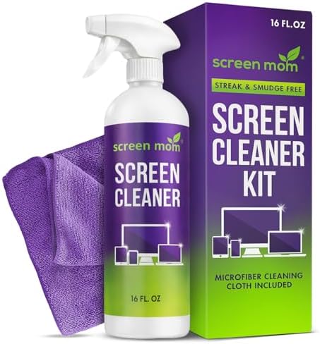 Screen Mom Screen Cleaner Spray 16oz Bottle for TV, Car, Laptop & Computer